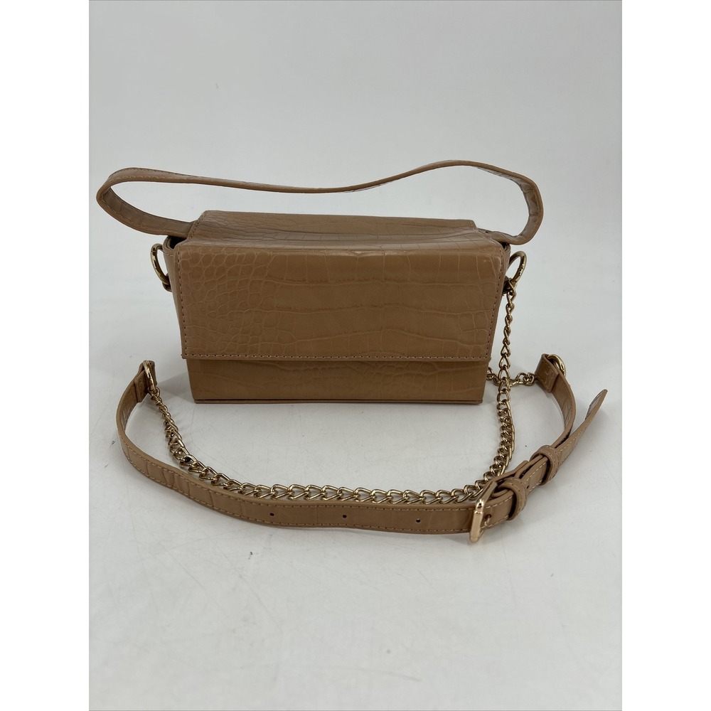 Urban Expressions Crossbody Faux Crocodile Skin‎ Purse Chain Strap Handbag